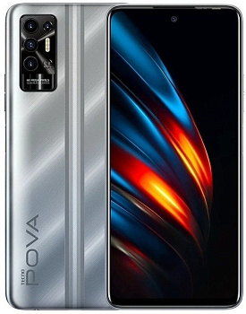 Смартфон Tecno Pova 2, 4/64GB, Polar Silver (LE7N/SILVER 64GB)