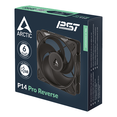 Кулер для корпуса ARCTIC P14 Pro Reverse, Black (ACFAN00329A)