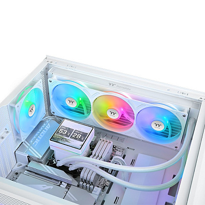 Кулер с водяным охлаждением Thermaltake TH360 V3 Ultra ARGB Sync Snow Edition (CL-W476-PL12SW-A)
