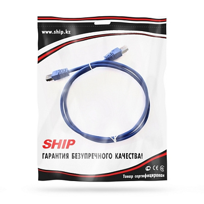 Патч Корд SHIP Cat.5e FTP LSZH RJ-45 1 м S4025BL0100-P (S4025BL0100-P)
