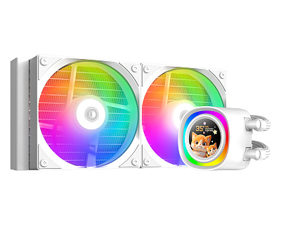 Водяное охлаждение для процессора ID-Cooling FX240 LCD WHITE (FX240 LCD WHITE)