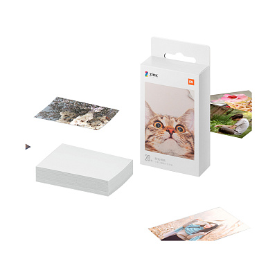Бумага Xiaomi Instant Photo Paper SD30, 3", 40 листов, глянцевая, клейкая (BHR6756GL)