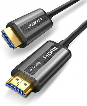 Кабель Ugreen HD132 HDMI 2.0  Male To Male Fiber Optic Cable 20M, 50216 (50216)