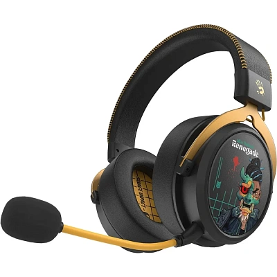 Наушники беспроводные игровые A4tech Bloody MR595 Renegade Black (MR595 Renegade Black)
