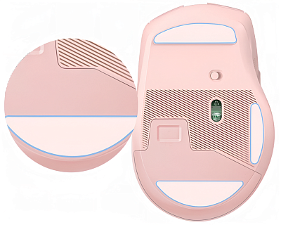 Мышь беспроводная Ugreen MU006, Pink (15378B)