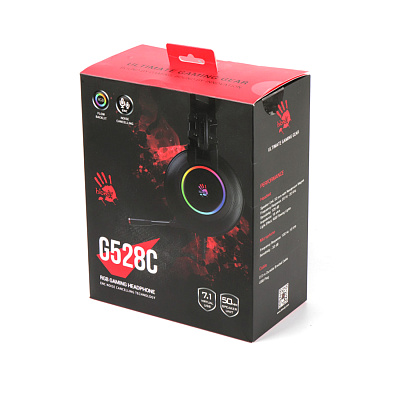 Гарнитура A4Tech Bloody G528C Black (G528C)