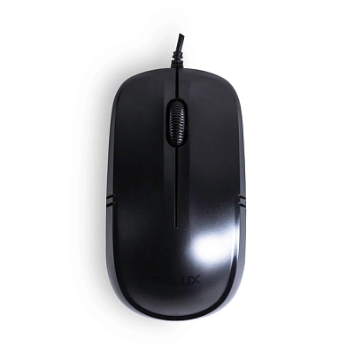 Мышь Delux DLM-136OUB, Black, (DLM-136OUB)