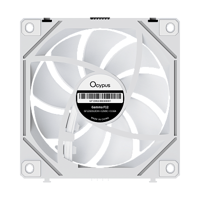 Вентилятор для корпуса Ocypus Gamma F12 UNI WH ARGB 3-IN-1 (Gamma-F12-WH3AM00U-GL)