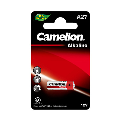 Батарейка CAMELION Alkaline A27-BP1 (A27-BP1)