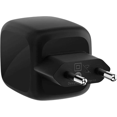 Зарядное устройство для телефонов BELKIN 67W Dual USB-C PD WALL CHARGER Black (WCH020KQBK)