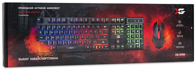 Клавиатура + мышь X-Game XD-575OUB, Black (XD-5750UB)