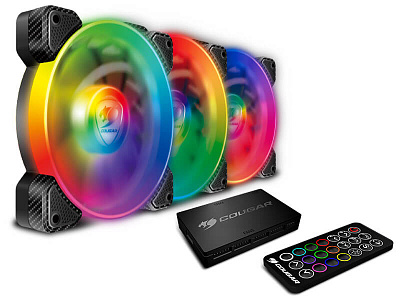 Комплект вентиляторов для корпуса Cougar Vortex SPB RGB 120 Cooling Kit (CF-V12SET-SPBRGB)