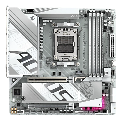 Материнская плата Gigabyte B850M AORUS ELITE WIFI6E ICE (B850M A ELT WF6E ICE)