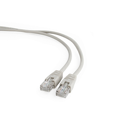Патч-корд UTP Cablexpert PP12-10M кат.5e, 10м, литой, многожильный (серый) (PP12-10M)