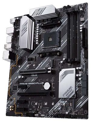 Материнская плата ASUS PRIME B550-PLUS, Socket AM4, 4xDDR4 (4400 OC) ATX (PRIME B550-PLUS)