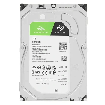Жесткий диск HDD Seagate BarraCuda 1Tb (ST1000DM014)