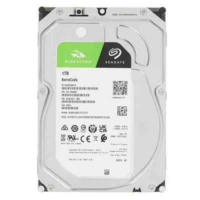 Жесткий диск HDD Seagate BarraCuda 1Tb (ST1000DM014)