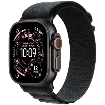 Смарт часы Apple Watch Ultra 3 GPS + Cellular 49mm Black Titanium Case with Black Alpine Loop - Small (MF0Q4QR/A)