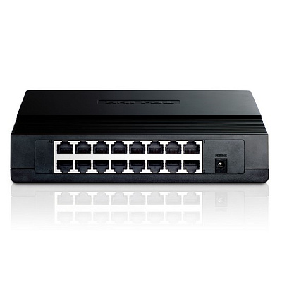 Коммутатор TP-Link TL-SF1016D 16-портовый 10/100 Мбит/с настольный коммутатор (TL-SF1016D)