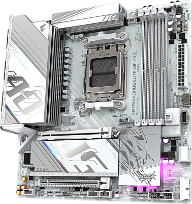 Материнская плата GIGABYTE X870M AORUS ELITE WIFI7 ICE (X870M A ELITE WF7 ICE)