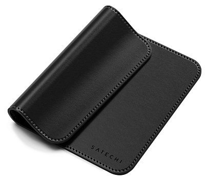 Коврик для мыши SATECHI Vegan-Leather Premium Mouse Pad, Black (ST-LMPK)