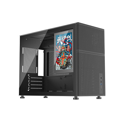 Компьютерный корпус 1STPLAYER MIKU Mi6-EV без Б/П (Mi6-EV-BK)