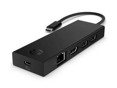 Протативаня док-станция HP Portable USB-C 4K HDMI Hub (BR1U0UT)
