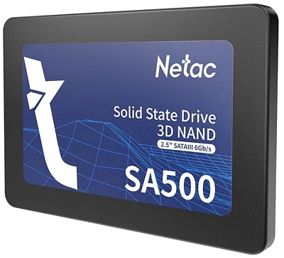  Твердотельный накопитель SSD 1Tb, SATA, Netac SA500 (NT01SA500-1T0-S3X)