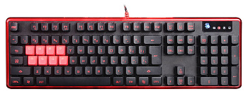 Клавиатура A4Tech Bloody B2278, Black-Red, Multimedia,Gaming,Red-Backlight USB (B2278 (BLACK+RED))