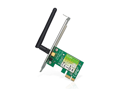 Сетевой адаптер беспроводной PCIe 150M Tp-Link TL-WN781ND (TL-WN781ND(EU))