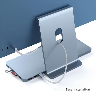 Картридер / USB-хаб Satechi Slim Dock for iMac - Blue (ST-UCISDB)