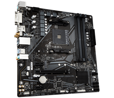 Материнская плата Gigabyte A520M DS3H AC (A520M DS3H AC)