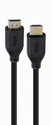 Кабель HDMI Cablexpert CC-HDMI8K-2M, 2м, v2.1, 8K, 19M/19M, черный, пакет (CC-HDMI8K-2M)