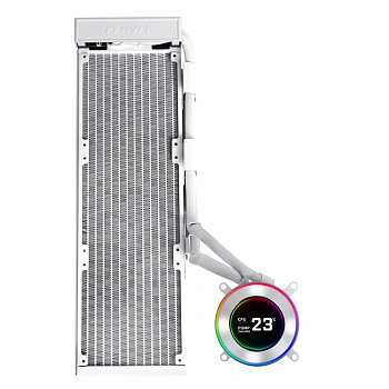 Водяное охлаждение для CPU Lian Li Hydroshift lI LCD-C 360N White (G89.GHS2LCD36W.00)