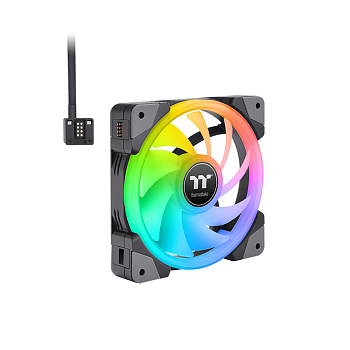 Кулер для компьютерного корпуса Thermaltake SWAFAN EX12 RGB PC Cooling Fan (3-Fan Pack) (CL-F143-PL12SW-A)