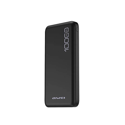  Портативный внешний аккумулятор Awei P28K Power Bank 10000mAh Черный (P28K)