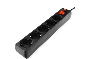 Сетевой фильтр Гарнизон, 0.5м, 5 розеток, black (EHLB-4) Сетевой фильтр Гарнизон, 0.5м, 5 розеток, black (EHLB-4)