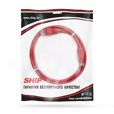 Патч Корд SHIP Cat.6 UTP LSZH RJ-45 1 м S6025RD0100-P (S6025RD0100-P)