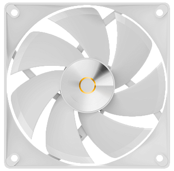 Вентилятор для корпуса Ocypus Delta F12 WH, Белый (Delta-F12-WH1NM00X-GL)