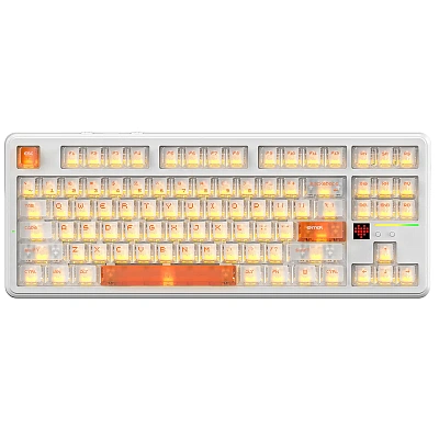 Клавиатура Attack Shark X87 Ultra Ice Orange (X87Ultra-IO)