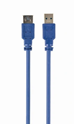 Кабель-удлинитель USB3.0 Cablexpert CCP-USB3-AMAF-10, AM/AF, 3м, синий (CCP-USB3-AMAF-10)
