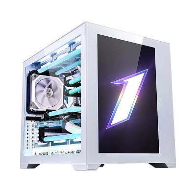 Компьютерный корпус 1STPLAYER STEAMPUNK SP7 EMOTION VIEW White без Б/П (SP7-EV-WH)