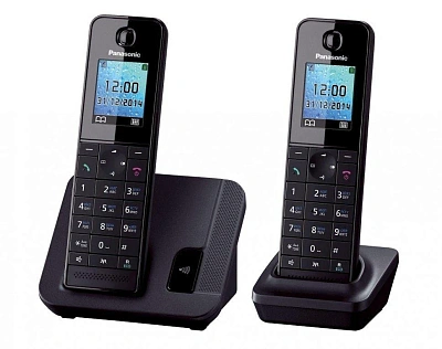 Радиотелефон PANASONIC KX-TGH222 (RUB) Черный (KX-TGH222RUB)