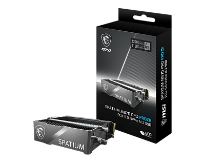 Твердотельный накопитель 4000Gb SSD MSI SPATIUM M580 FROZR M.2  (SPATIUM M580 PCIe 5.0 NVMe M.2 4TB FROZR)