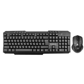 Клавиатура + мышь Defender Jakarta C-805, Black, (45805/45804)