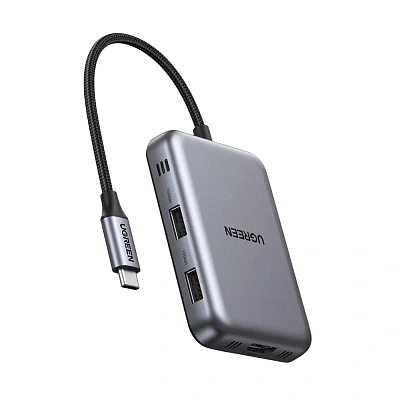 Хаб UGREEN USB-C 7-в-1, CM896 (65759)