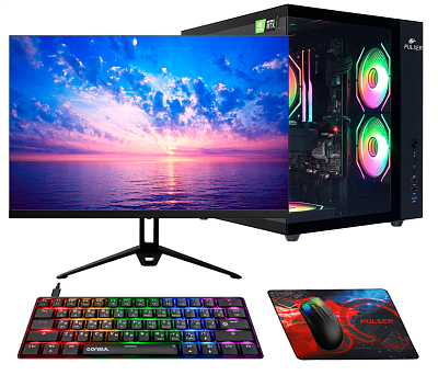 Системный блок PULSER Advanced 420M + Монитор 27" Sanc M2742PH V3 + Клавиатура мышь (Advanced 420M)
