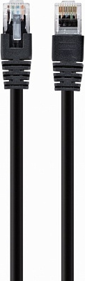 Патч-корд RJ-45 5е cat Cablexpert PP12-7.5M/BK, UTP, 7.5m, Black (PP12-7.5M/BK)