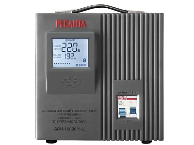 Стабилизатор напряжения Ресанта АСН-10000/1-Ц (АСН-10000/1-Ц)