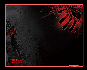 Коврик игровой Bloody B-080 Размер: 430 X 350 X 4 mm BLACK-RED (B-080)